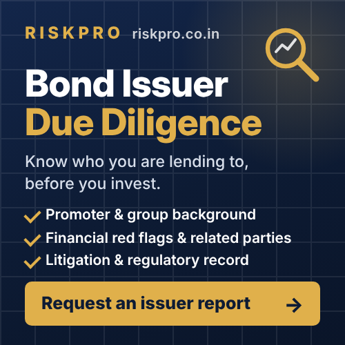 Riskpro Management Consulting (riskpro.co.in): bond issuer due diligence. Know who you are lending to before you invest.