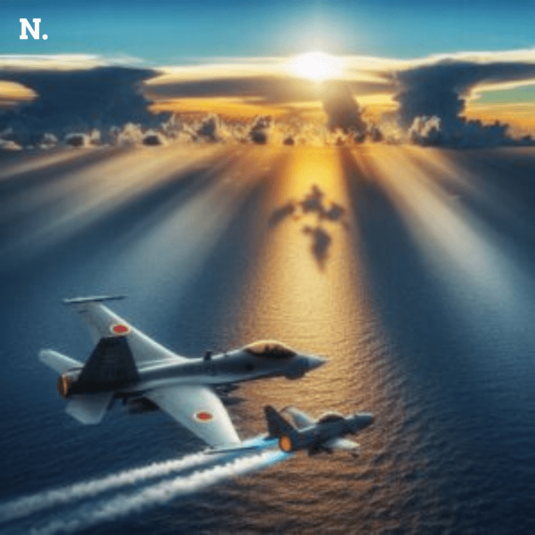 Japanese Fighter Intercepts Chinese WL-10 Drone Over East China Sea