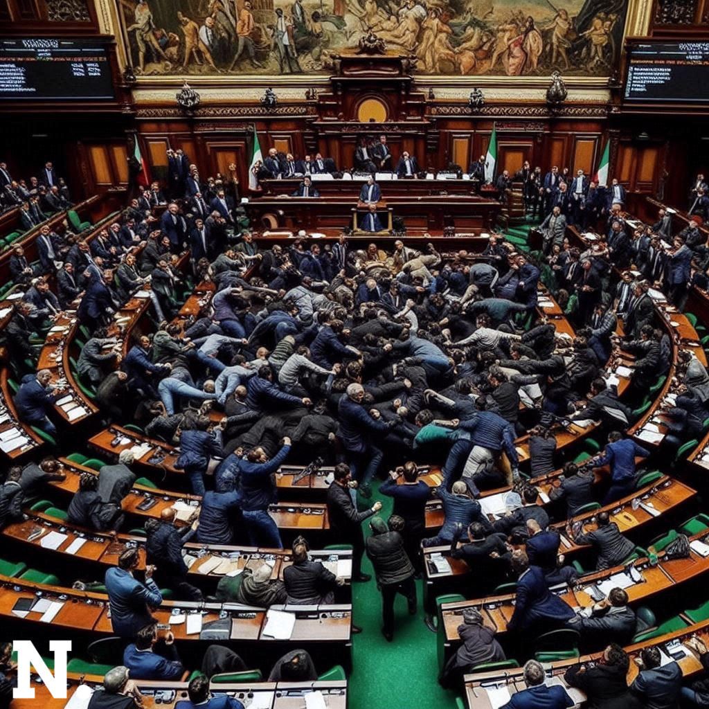 Italy's Parliament Erupts in Fistfight Over Regional Autonomy, Igniting National Debate and Criticism