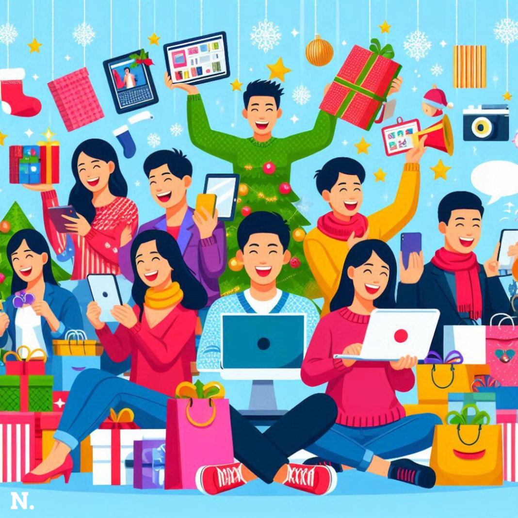 Festive Frenzy: Record-Breaking Online Sales