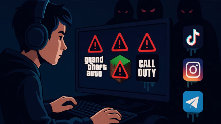 Hackers Trick Gen Z Gamers with Fake Versions of GTA, Minecraft, and Call of Duty.