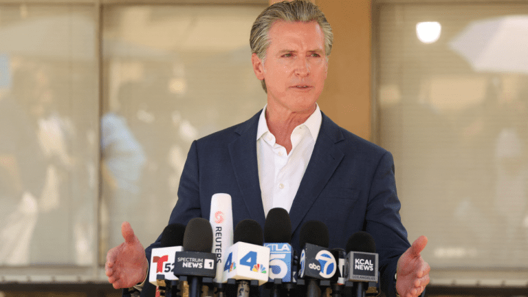 Gavin Newsom backs California program to fight crime and contrasts it with Trump troop deployments