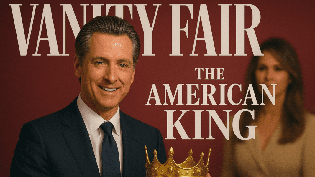 Gavin Newsom’s Bold Mockery of Melania Trump in Vanity Fair Cover Dispute