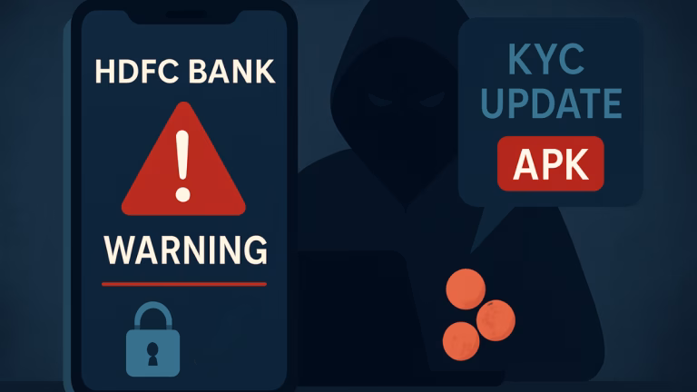 HDFC Bank alerts users to rising APK fraud causing financial losses