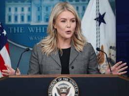 Leavitt confronted on shutdown-linked health care claims and exits White House briefing