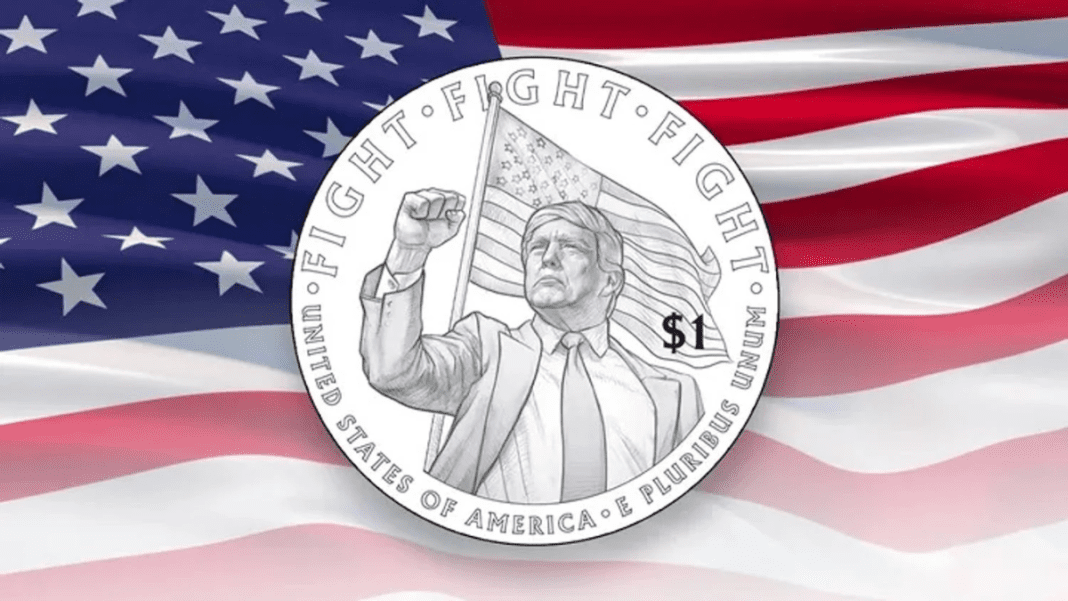Draft design of $1 Trump coin for America’s 250th independence anniversary raises legal questions
