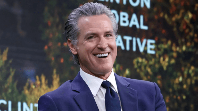 California Governor Gavin Newsom discusses possible 2028 White House bid
