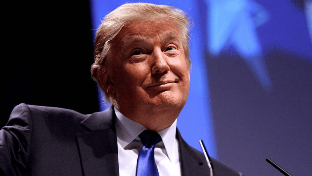 Trump tells reporters he would ‘love’ to defy two-term presidential rule