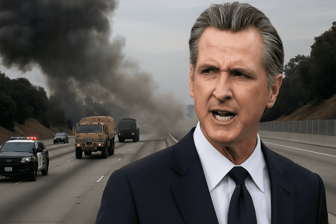 Newsom Blasts Vance