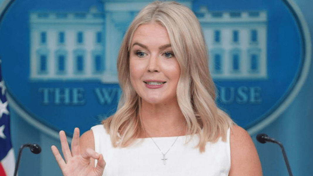 Karoline Leavitt responds sharply to report on possible Cabinet shake-up