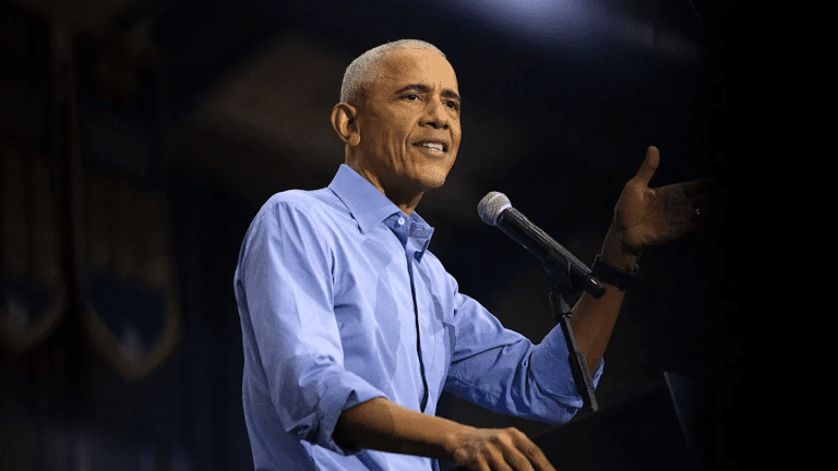 Obama targets Trump family’s crypto business during Virginia campaign rally