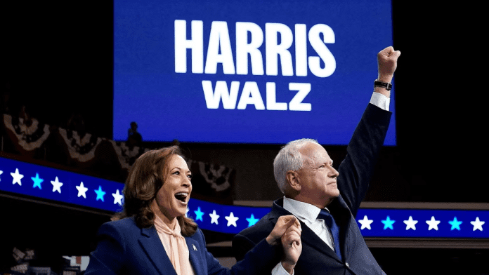Newsinterpretation Walz gives powerful backing to Kamala Harris as 2028 discussions grow
