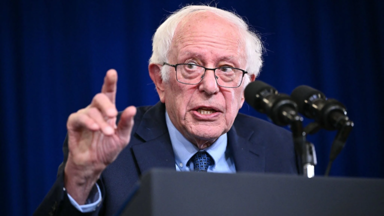 Billionaires’ political spending draws warning from Bernie Sanders over AI oversight