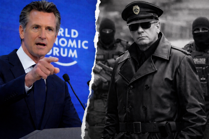 Newsom Confronts Trump’s Border Commander as ‘Nazi Coat’ Controversy Ignites National Debate