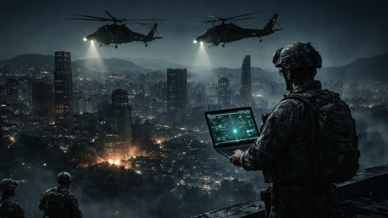 US military uses cyber tools in Venezuela operation showing controlled power outages and limited civilian impact