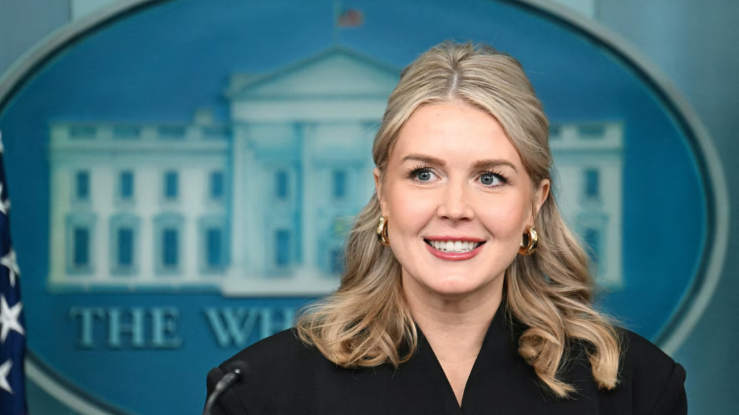 Karoline Leavitt Faces Scrutiny After Air Force One Turns Back Over Electrical Issue