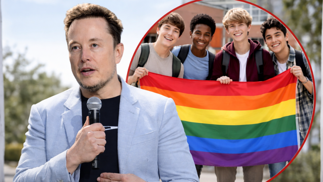 Newsinterpretation Elon Musk calls for Pride flag ban in schools citing focus on academic neutrality
