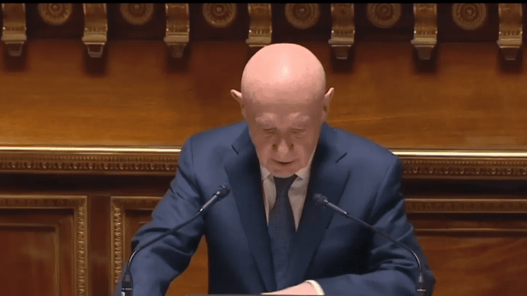 French senator criticizes Trump administration and raises controversial claims on global events
