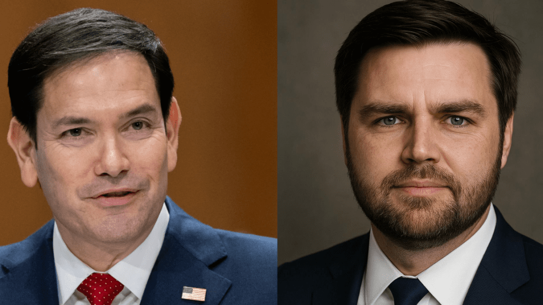 Trump informally gauges Vance and Rubio as public attention highlights contrasts